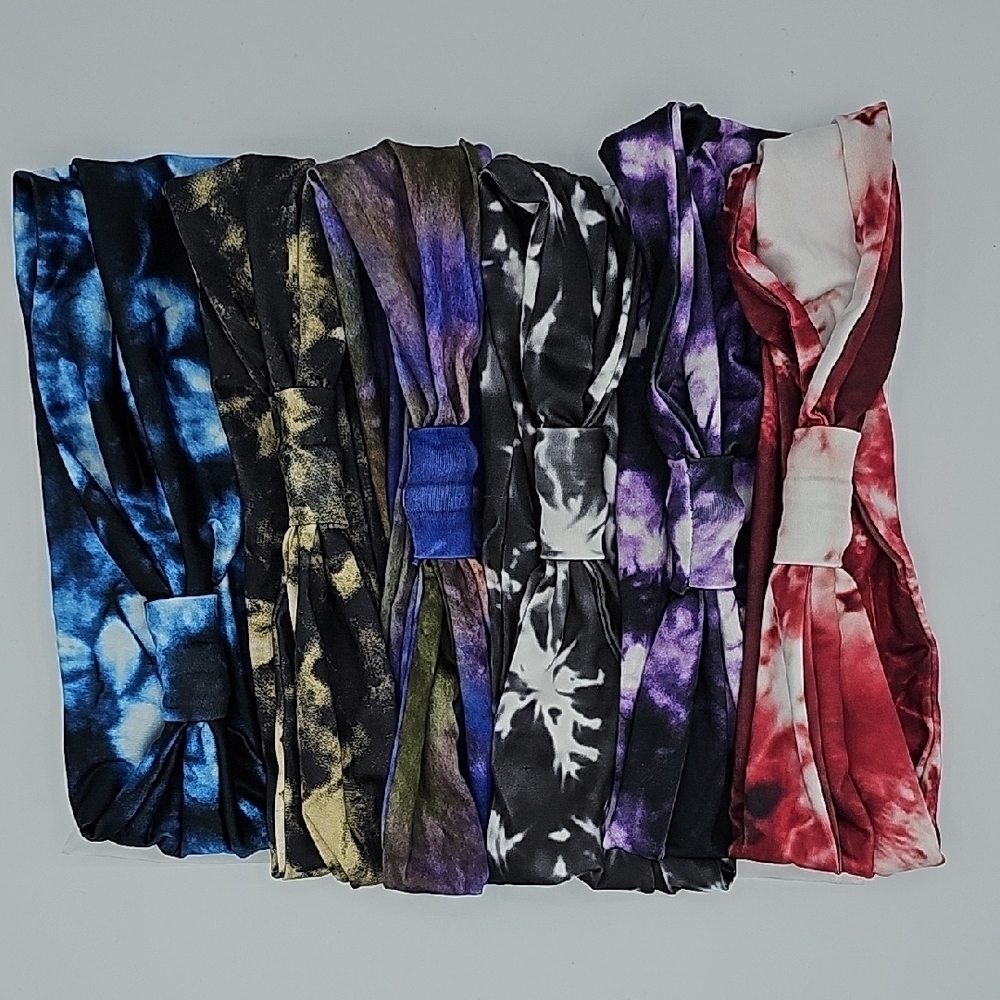 Yeshan Wide Headbands Hair Bands Multi Color Bundle of 6.